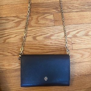 Tory Burch small shoulder pocketbook. Barely used.